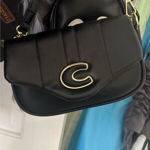 Black C-Logo Women's Bag